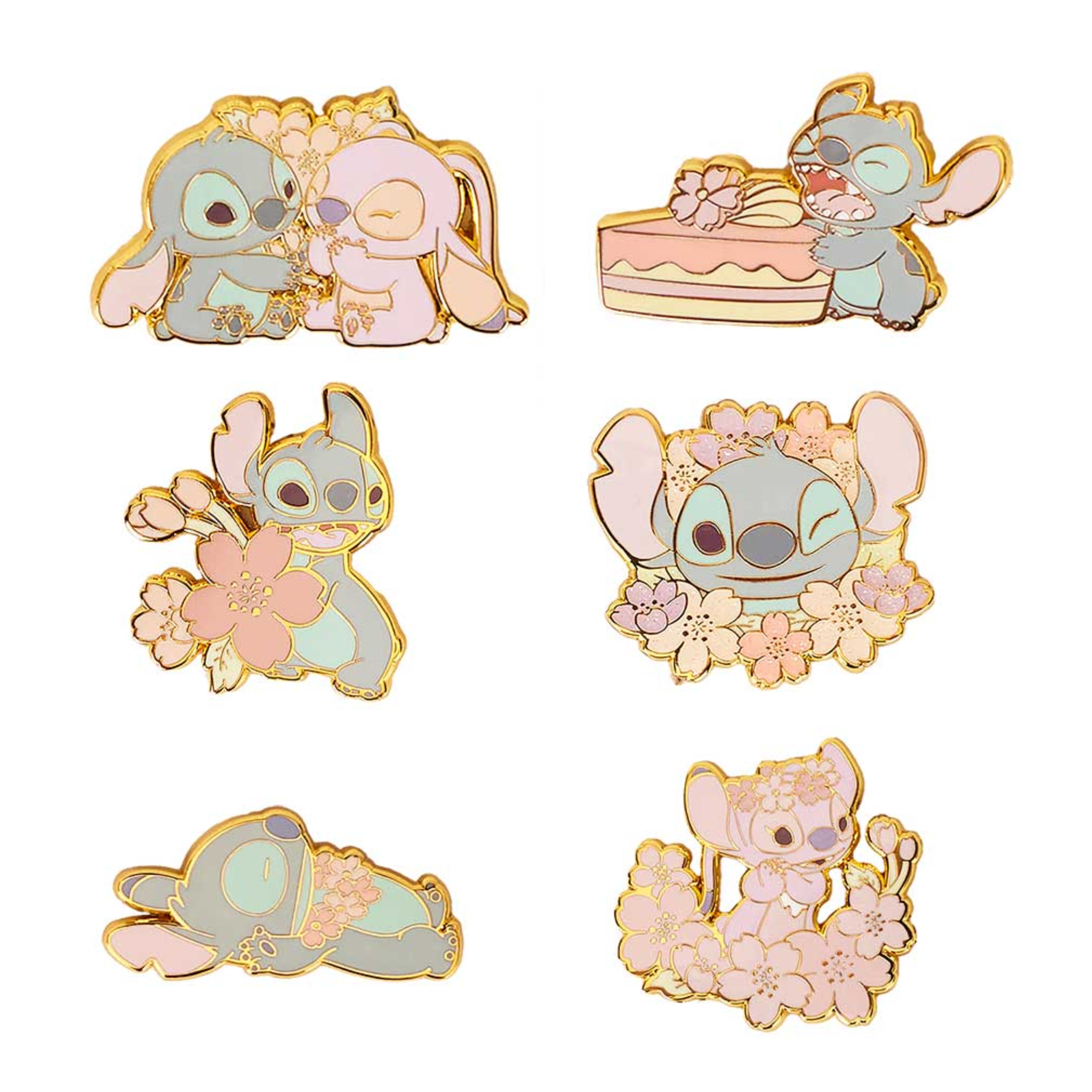 Loungefly cute stitch pin assortment